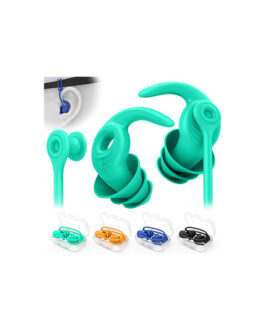 Swimming Ear Plugs for Adults, 4 Pairs Waterproof