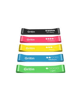 Gritin Resistance Bands, Set of 5 Skin