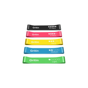 Gritin Resistance Bands, Set of 5 Skin